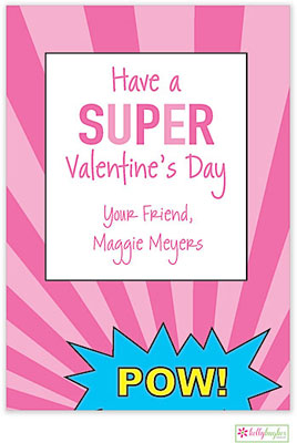 Valentine's Day Exchange Cards by Kelly Hughes Designs (Pink Super)